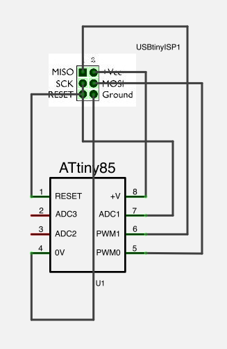 USB Tiny ISP with ATtiny85